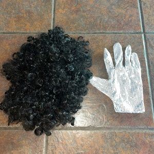 Michael Jackson Halloween Costume- Wig & Glove